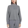 Eberjey Luxe Sweats Zip Pullover 1 Eberjey Luxe Sweats Zip Pullover -Fashion Clothing Store 71lYymvGXGL. AC SR736920
