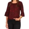 MICHAEL Michael Kors Petite Python Flare Sleeve Top -Fashion Clothing Store 71xz1YQTPAL. AC SR736920