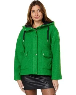 Vince Camuto Short Hooded Wool Jacket V22724