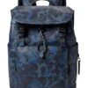 COACH League Flap Backpack Camo