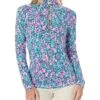 Lilly Pulitzer Justine 1/2 Zip UPF 50+ -Fashion Clothing Store 91SmT5Ld52L. AC SR736920